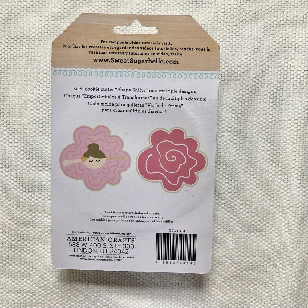 Flower nested cookie cutters by Sweet Sugarbelle 2 sets of 4 new in pkg